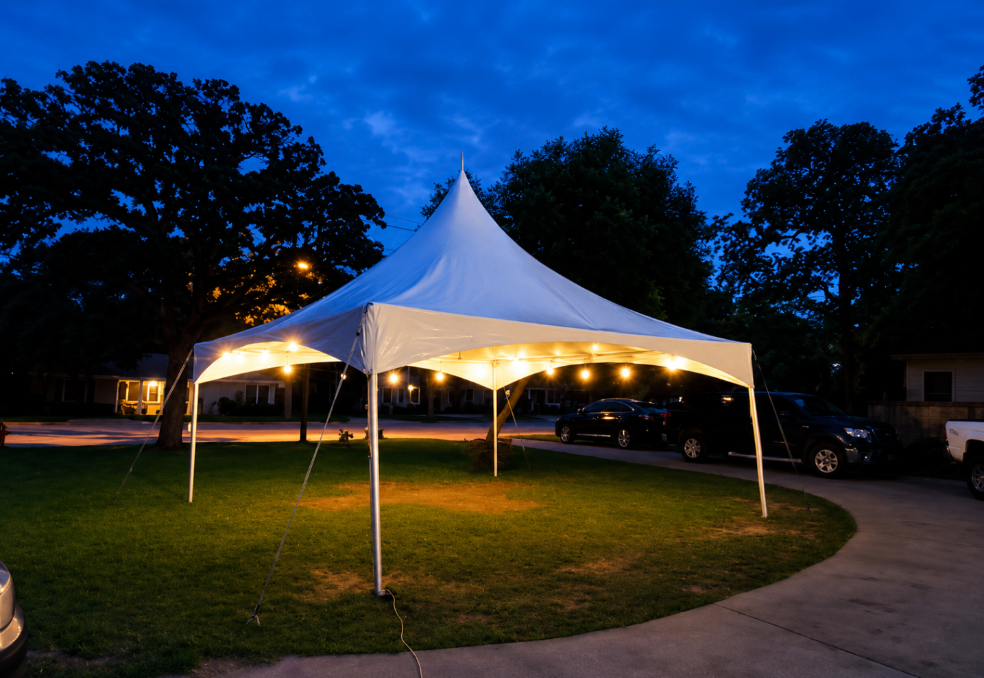 Lighted Event Tent